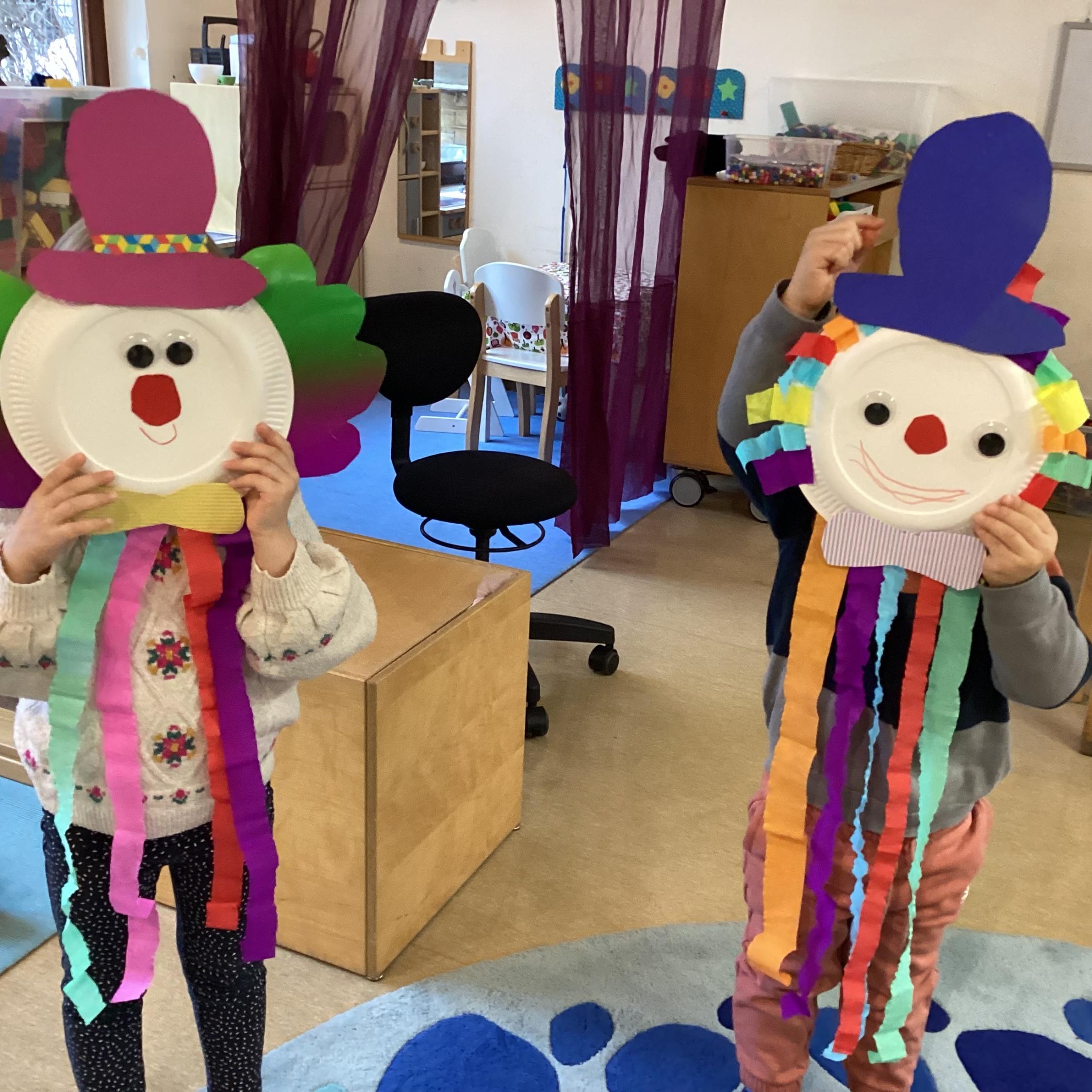 Bastelarbeiten zu Fasching 2026