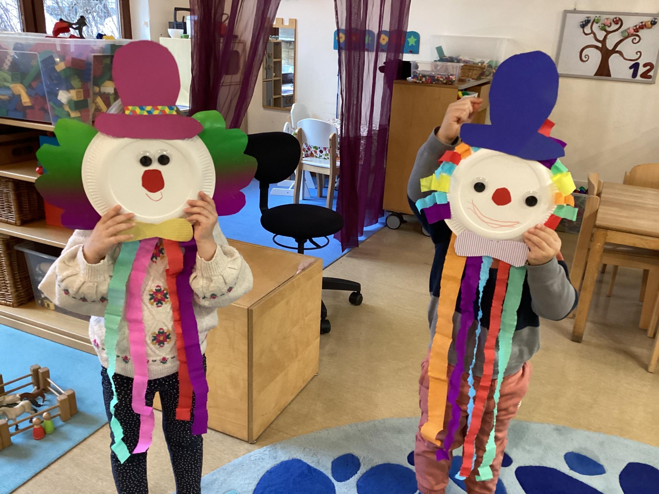 Bastelarbeiten zu Fasching 2026