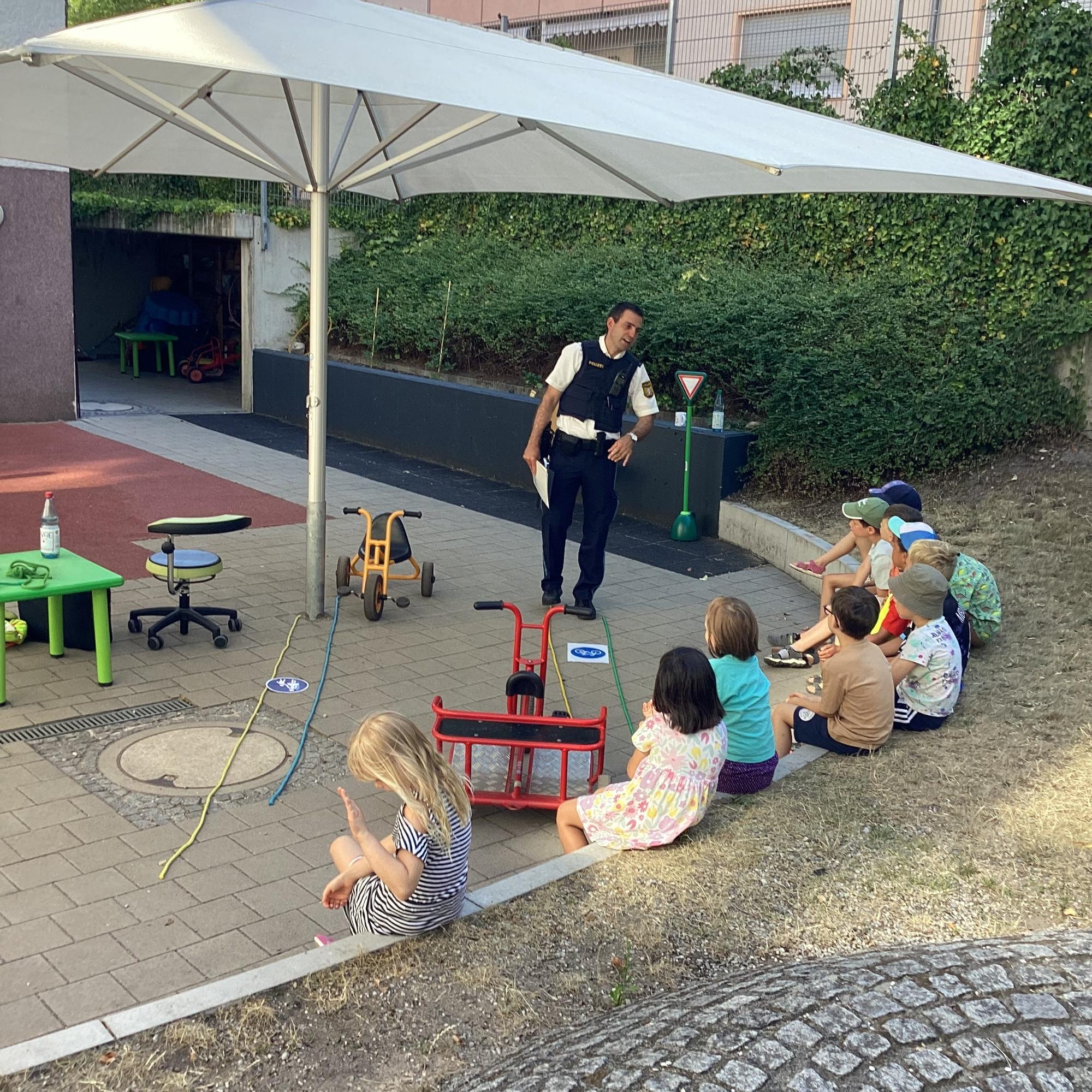 Verkehrserziehung mit der Polizei